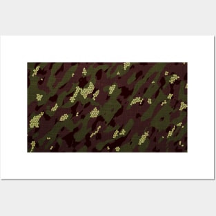 Camouflage - Brown Olive Posters and Art